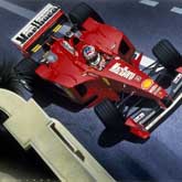 Painting of Michael Schumacher wins the Monaco Grand Prix in the 1999 Formula One season.